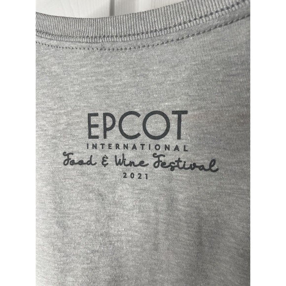 Disney Epcot Food & Wine Festival 2021 Try Grey Stuff Shirt Medium Beauty Beast - Picture 4 of 5